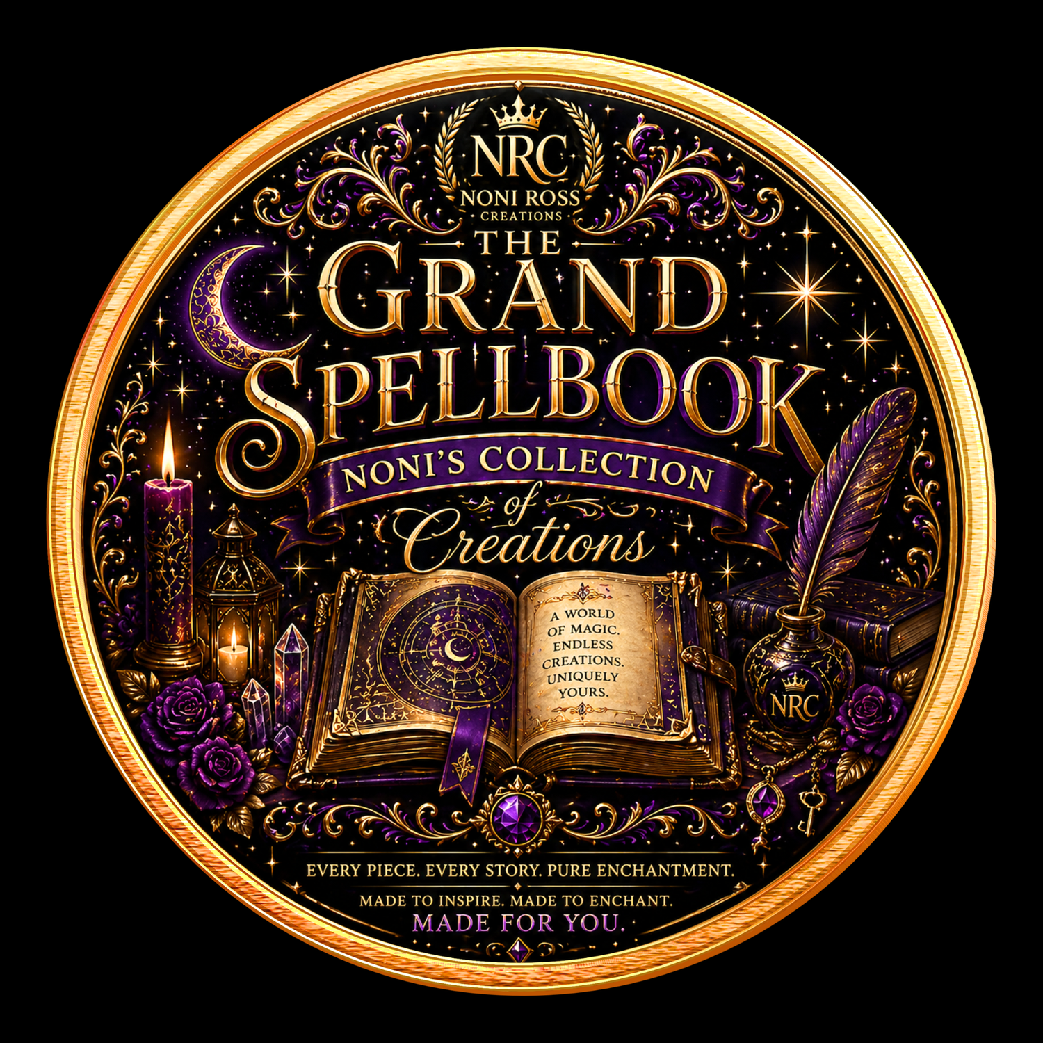 The Grand Spellbook - Noni’s Collection of Creations | Noni Ross Creations