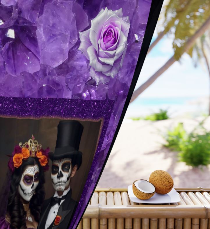 Fabric detail showing stitching and soft texture