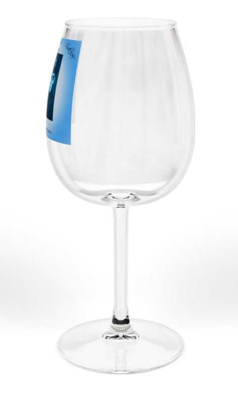 January Day of the Dead Couple Wine Glass 12oz – Blue Catrin & Catrina Vintage Keepsake | Noni Ross Creations
