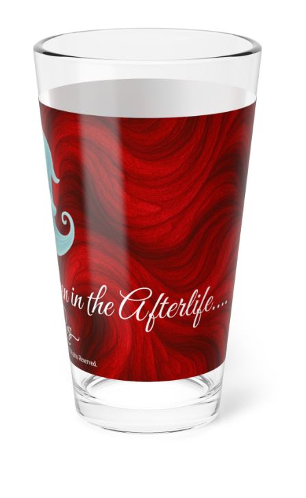 BOO Crew Phantom Pour Highball Glass 16oz Ghost Drinkware | Noni Ross Creations