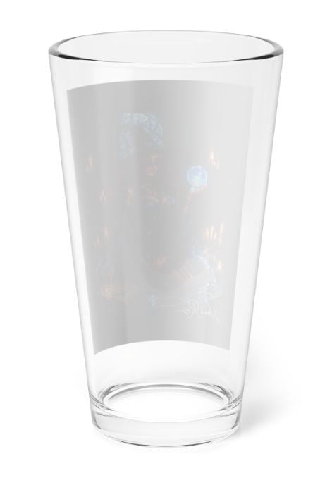 Noni Celestial Orb Highball Glass 16oz Mystic Blue | Noni Ross Creations