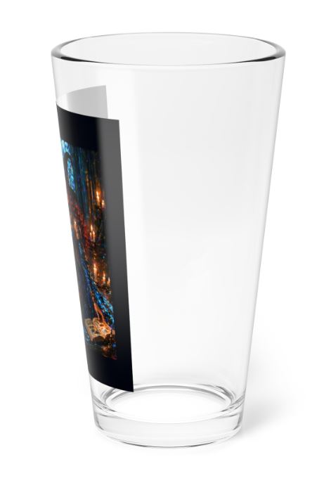 Noni Celestial Orb Highball Glass 16oz Mystic Blue | Noni Ross Creations