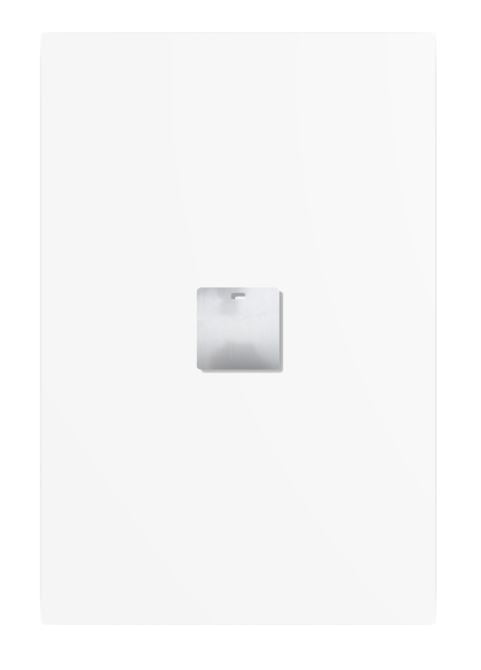Backside of aluminum composite metal wall art panel with mounting hardware for indoor gothic décor display
