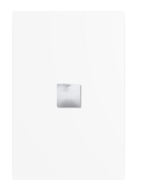 back of metal wall art panel with mounting block and hanging hardware included